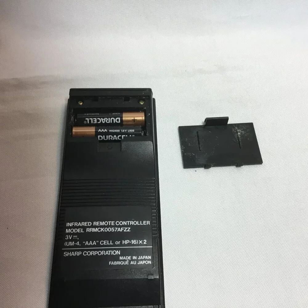 Sharp RRMCK0057AFZZ Genuine CD Player Remote Control DX620, DX620BK See Video!